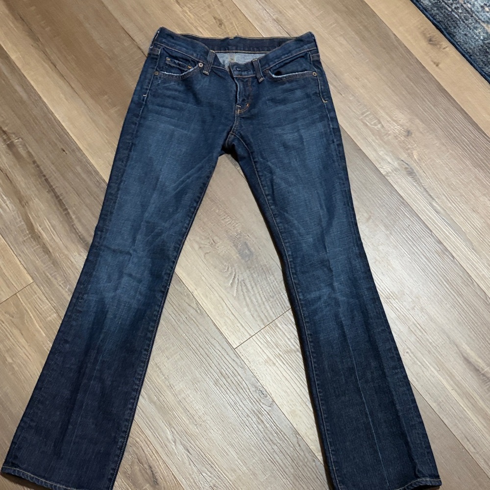 Citizens Of Humanity Dark Blue Flare Jeans